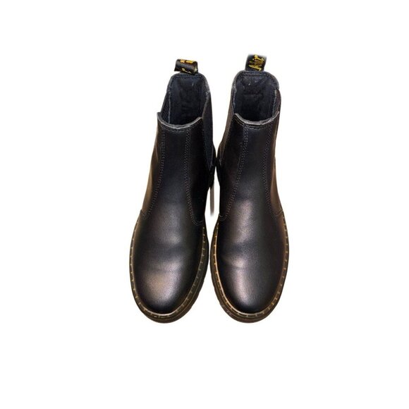 Dr. Martens Black Leather Bex Chelsea Boot 2976, Combat Boots Slip-on, Size 6 - Picture 3 of 6